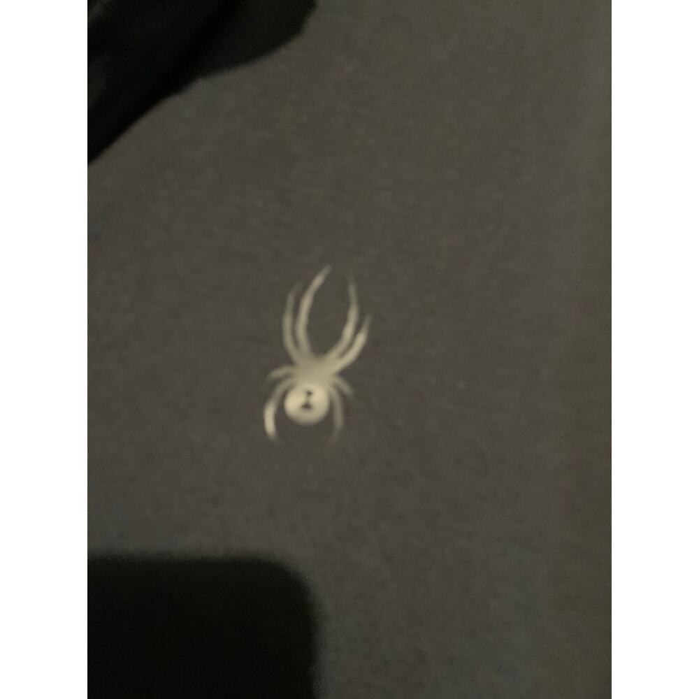 Spyder Active Black Quarter Zip Pullover Long Sleeve Athletic Top Men's M - Picture 2 of 5